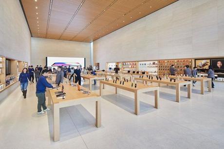 Apple dévoile son Apple Store en Corée du Sud.