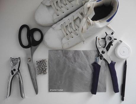 DIY mode – Franges en cuir pour baskets