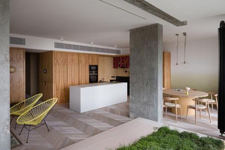 AFM interior, un projet de rénovation d’appartement qui met le bois à l’honneur