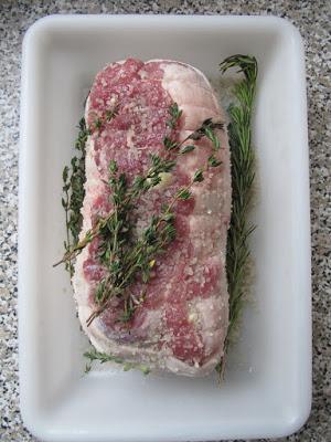 Rôti de porc confit Rôti de porc confit