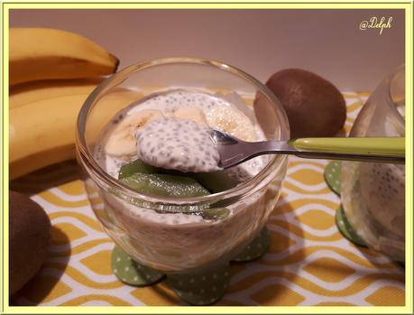 Pudding de Chia au lait de Soja Pudding de Chia au lait de Soja
