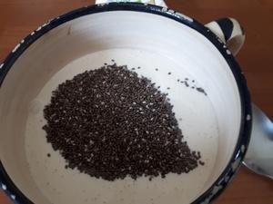 Pudding de Chia au lait de Soja Cliquer sur les photographies pour les agrandir