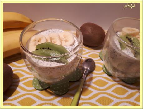 Pudding de Chia au lait de Soja Pudding de Chia au lait de Soja