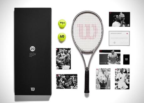 Wilson célèbre le 20ème Grand Chelem de Federer avec un magnifique coffret