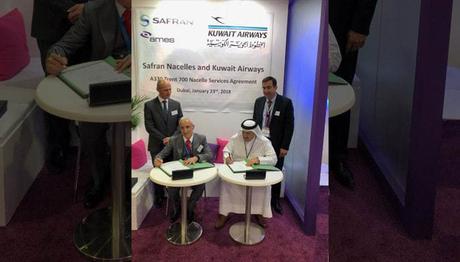 Safran signe un contrat avec Kuwait Airways Safran signe un contrat avec Kuwait Airways