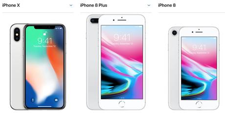Comparaison iPhone X vs iPhone 8 Plus vs iPhone 8, lequel choisir ?