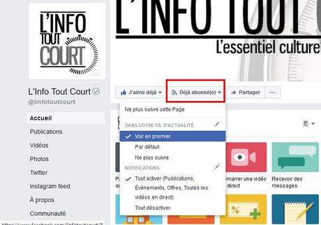 Facebook change : petit guide pour continuer à suivre l’actu de L’Info Tout Court !
