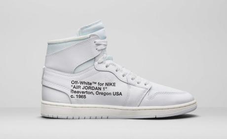 La Air Jordan 1 White x Off White de Virgil Abloh exclusive à l’Europe