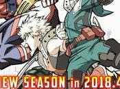 date diffusion pour saison l’animé Hero Academia