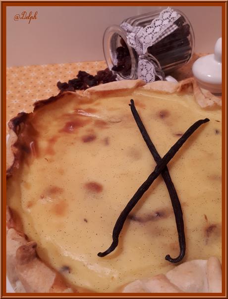 Flan vanillé aux raisins secs Flan vanillé aux raisins secs