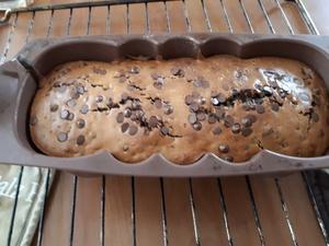 Cake aux pépites de chocolat et marrons glacés Cliquer sur les photographies pour les agrandir