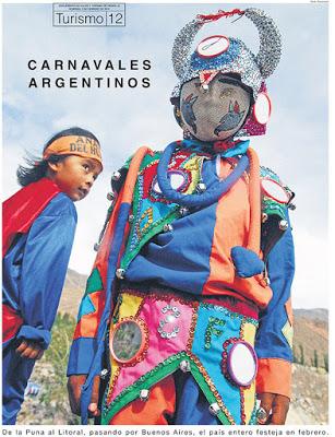 Un supplément tourisme consacré aux carnavals argentins [Coutumes]