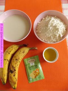 Pancakes à la banane sans oeuf (Vegan) Pancakes à la banane sans oeuf (Vegan)