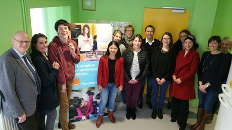 Fondation #Orange - Le numérique au Diapason pour des enfants autistes a #Dieppe (76) avec le #SESSAD