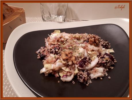 Salade de Quinoa, Betterave Rouge et Endive