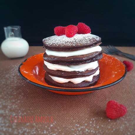 Pancakes au chocolat Pancakes au chocolat