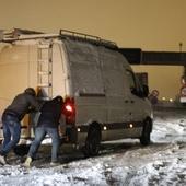 Neige en Ile-de-France : ils ont passé la nuit sur la N 118