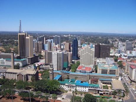 Ville de Nairobi au Kenya
