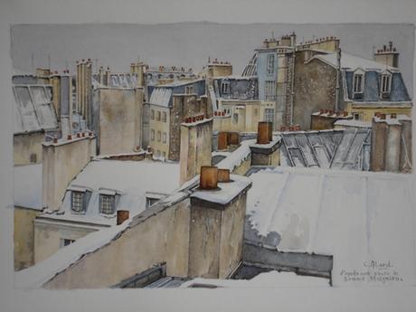 Paris sous la neige Paris sous la neige