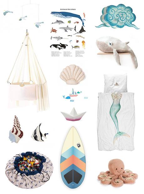 Kids Bedroom Decor - Ocean theme