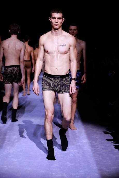 NEW YORK  FASHION WEEK : new undergarment line for TOM FORD