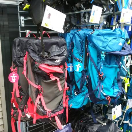 Décathlon et le sac rose