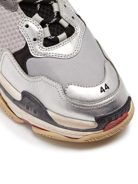 Balenciaga Triple S Metallic Grey