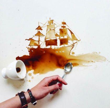 Tâches de café par Giulia Bernardelli
