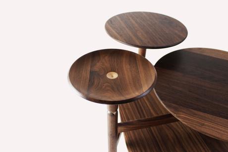 Lotus table d'appoint par Lu Xu