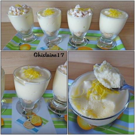 Mousse de citron meringuée