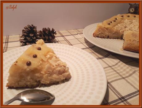 Gâteau au yaourt pommes poires et amandes