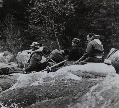 Le rafting, avant / après Le rafting, avant / après