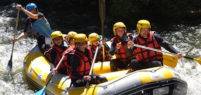 Le rafting, avant / après Le rafting, avant / après