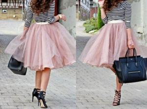 Jupe en tulle et T shirt