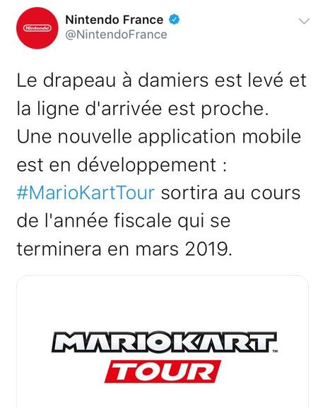 Mario Kart Tour : le jeu sera gratuit !