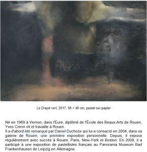 Galerie Schwab Beaubourg   exposition YVES  CRENN à partir du 15 Février 2018