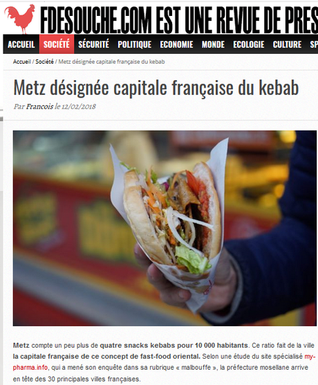 #FDesouche, la bêtise à l’état brute (moi j’aime bien les #kebabs 😊)