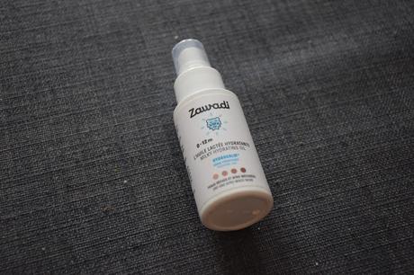 Test : L'huile lactée hydratante de Zawadi