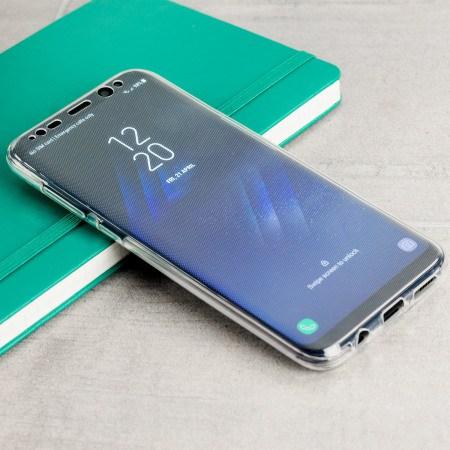 Coque Samsung Galaxy S8 Olixar FlexiCover en gel – Transparente mobile fun3