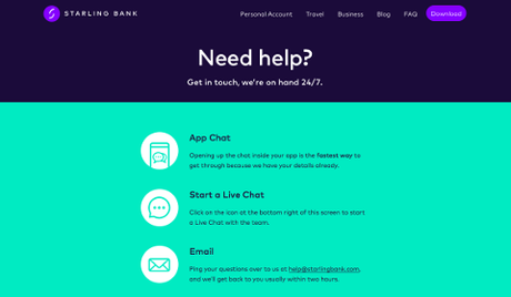 Contact Starling Bank