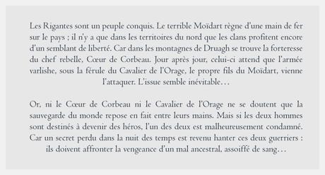 Rigante T4, le Corbeau de l’Orage – David Gemmel résumé texte
