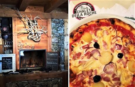 Des pizzas au feu de bois au Chalet de la Roche à La Plagne !