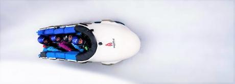 BobRaft à La Plagne à 80kmheure