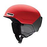 Smith Maze-Ad Casque de Ski Homme, Matte Fire Split Red, Taille 59-63