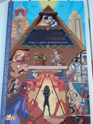 Feuilletage d'albums #72 : les LIVRES-JEUX : Tour du monde en 80 jeux - Par ici la sortie - Les Labyrinthes de Finn - La Pyramide mystérieuse