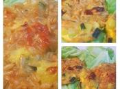 Galettes d'avoines (sans gluten) courgettes tomates séchées