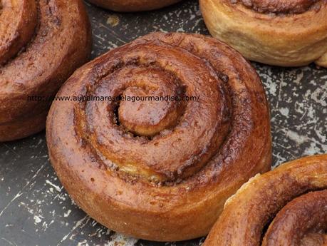 Kanelbullar,Cinnamon rolls,brioche roulée à la canelle,Vegan*IG bas* Healthy* Hygge*Comfort Food *Sans produits laitiers ni oeufs