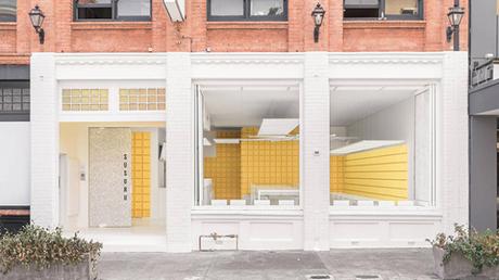 Un Gyoza bar aménagé comme une station de métro