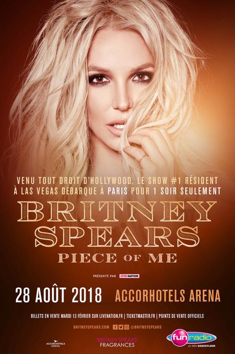 Britney : Piece Of Me - Le Show de Las Vegas sera Le 28 Août A L'AccorHotels Arena De Paris