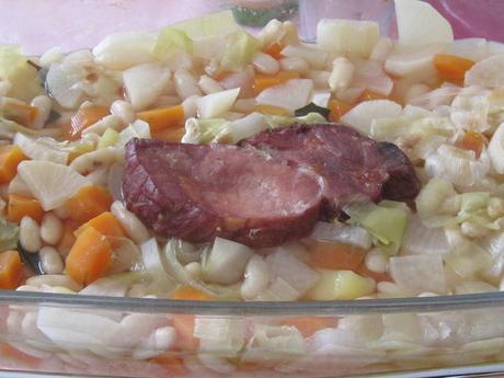 Potée de légumes et échine fumée Potée de légumes et échine fumée